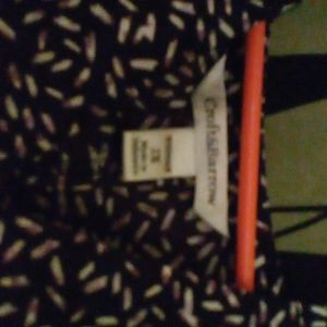 Croft and barrow purple printed dress shirt